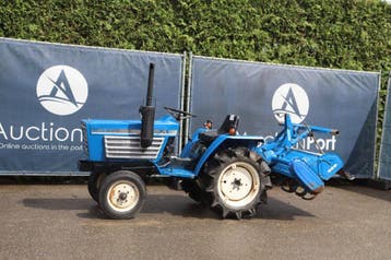 Veiling: Minitractor Iseki TU1600 Diesel 16.3pk Met Grondfre, Ophalen