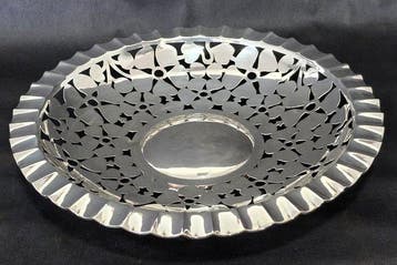 Fruitschaal - .833 zilver - 469,2 g Zilver, Antiek en Kunst