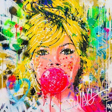 HÖK (1984) - Brigitte Bardot Graffiti Tags - (NO RESERVE