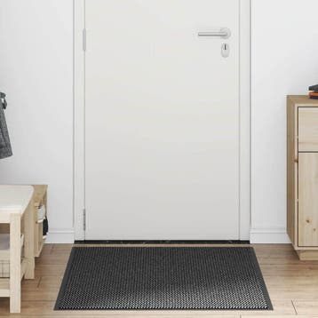 vidaXL Deurmat 80x120 cm antracietkleurig, Verzenden, Nieuw
