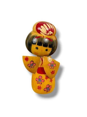 Set van 3 kokeshi - Hout - Katsumi Sasaki et Seizan - Japan