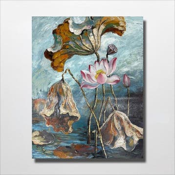 Hung Richard (1966) - Lotus 90 70 cm