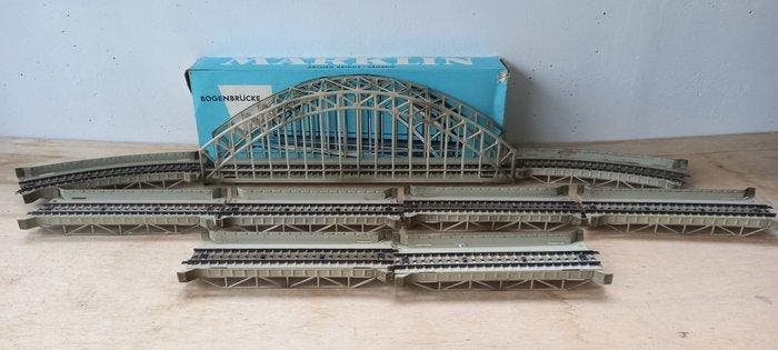 Märklin H0 - 7163/7168/7167 - Bruggen (9) - 9-delige partij, Hobby & Loisirs créatifs, Trains miniatures | HO