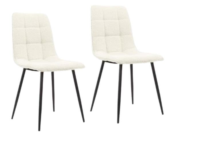 2dekans | Multifurn Yerevan Eetkamerstoel Set van 2 –, Maison & Meubles, Chaises, Enlèvement ou Envoi