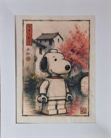 Emma Wildfang - Snoopy - Lego inspired Series -Anime Ukiyo