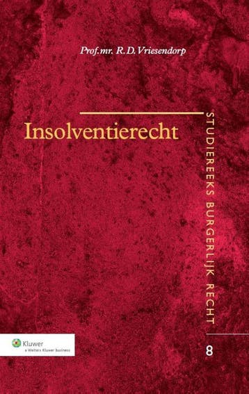 Insolventierecht / Studiereeks burgerlijk recht / 8, Verzenden, Gelezen, R.D. Vriesendorp