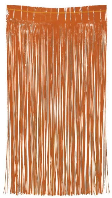 Oranje Deurgordijn 2m, Verzenden, Nieuw