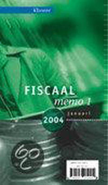 Fiscaal Memo 1 Januari 2004, Boeken, Verzenden, Nieuw