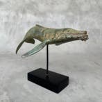 sculptuur, NO RESERVE PRICE - Blue Whale Sculpture - 18 cm -