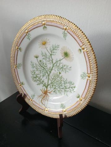 Royal Copenhagen - Plat de service - Porcelaine - Flora