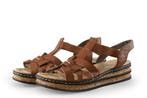 Rieker Sandalen in maat 39 Cognac, Overige kleuren, Verzenden, Sandalen of Muiltjes, Zo goed als nieuw