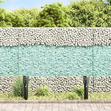 vidaXL Tuinstenen Turquoise 12 cm Glas, Tuin en Terras, Verzenden, Nieuw