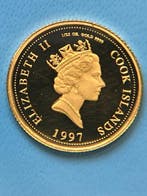 Cookeilanden. 5 Dollars 1997 1/25 oz Lady Diana, Princess of