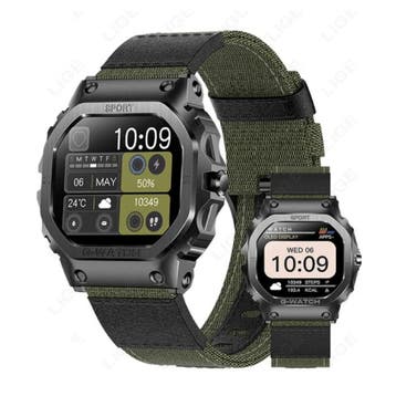 Smartwatch Gezondheid Monitor - Sport Health Tracker Horloge, Verzenden, Nieuw, Lige