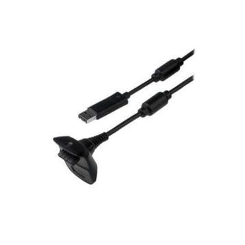 Microsoft Xbox 360 Oplaadkabel Controller Zwart (Play & C..., Ophalen of Verzenden, Zo goed als nieuw