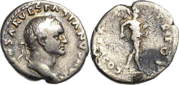 Denar 70, Kaiserzeit Vespasian 69-79, Postzegels en Munten, Munten en Bankbiljetten | Verzamelingen, Verzenden