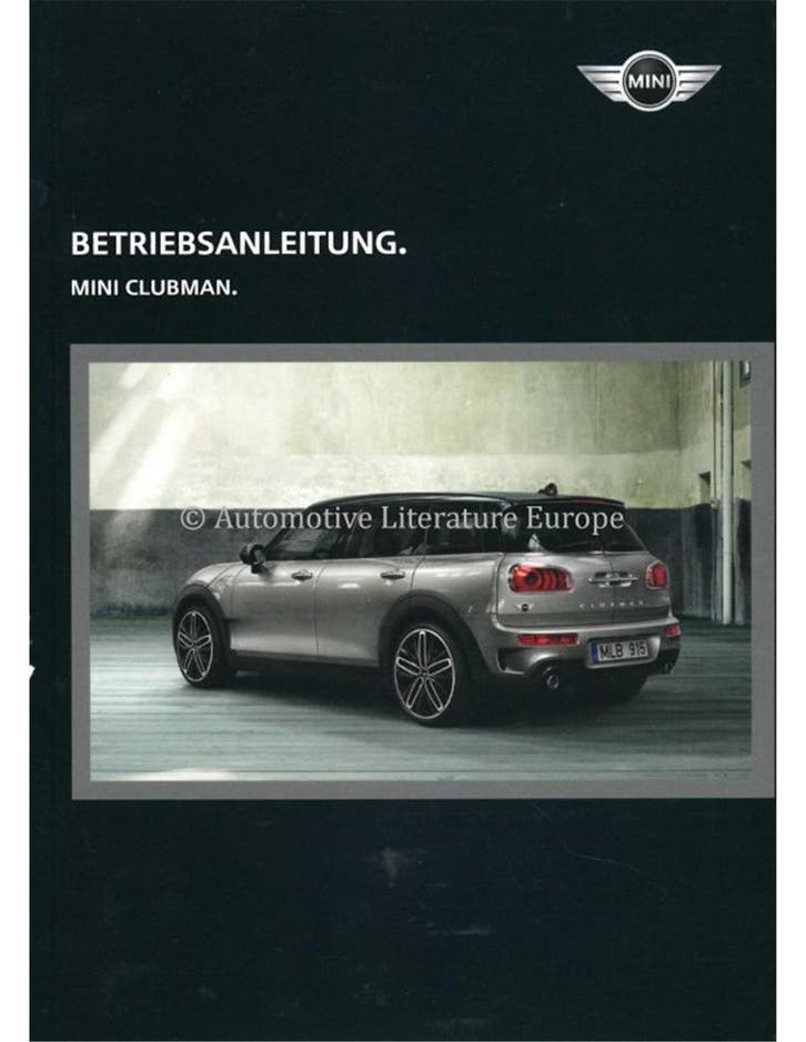 2015 MINI CLUBMAN INSTRUCTIEBOEKJE DUITS, Autos : Divers, Modes d'emploi & Notices d'utilisation, Enlèvement ou Envoi