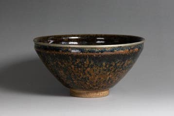 Shinonome  - Chawan - Keramiek - Fukurin Tenmoku theekop