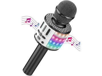 Veiling - Easy Karaoke Bluetooth Karaokemicrofoon, Musique & Instruments