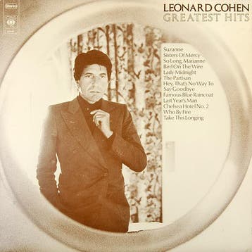 Leonard Cohen - Greatest Hits, Verzenden
