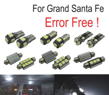 Kit 13 Ampoules Led Intérieur Pour Hyundai Grand Santa Fe Xl, Autos : Pièces & Accessoires, Verzenden