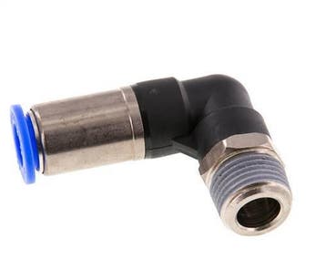 Raccord enfichable 12mm & R1/2 mâle coude autobloquant, Verzenden
