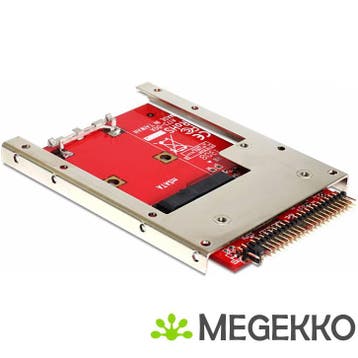 Delock 62495 Konverter IDE 44 Pin > mSATA met 2,5  Rahmen -, Verzenden, Nieuw