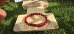 Bracelet tibétain en cinabre naturel - Protection suprême -