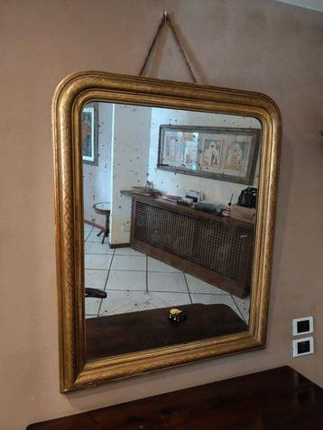 Miroir mural - Bois
