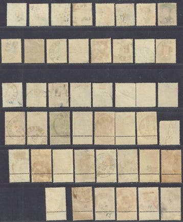 België 1863 - Verzameling gestempelde zegels tussen nr., Gestempeld