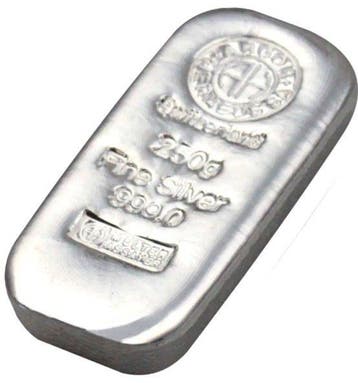 250 grammes - Argent .999 - Argor-Heraeus, Switzerland -