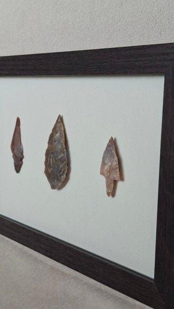 préhistoire silex Tête de flèche - 120 mm (Sans prix de