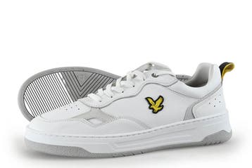 Lyle & scott Veterschoenen in maat 44 Wit, Kleding | Heren, Schoenen, Verzenden, Wit, Zo goed als nieuw, Lyle & scott