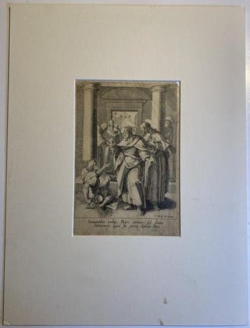 Gerard de Jode / Marten de Vos - Languidus exiliit, Petri
