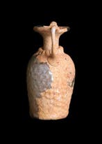 Oud-Romeins Glas Sprinklerfles met twee handvatten