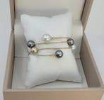 Armband - 18 karaat Geel goud, Witgoud, Roségoud, Zuidzee, Nieuw