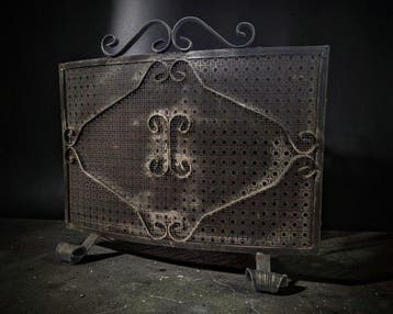 Openhaard accessoire - Oud Hollands Haardscherm - Gietijzer