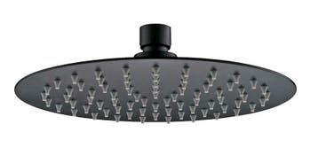 304-UFO Hoofddouche rond 25 cm mat zwart, Ophalen of Verzenden