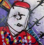 Herman Brood | Origineel Schilderij: Soldaat, Antiek en Kunst, Kunst | Schilderijen | Klassiek, Ophalen of Verzenden