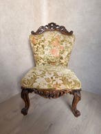 Chaise - Bois, Velours - H : 98 cm