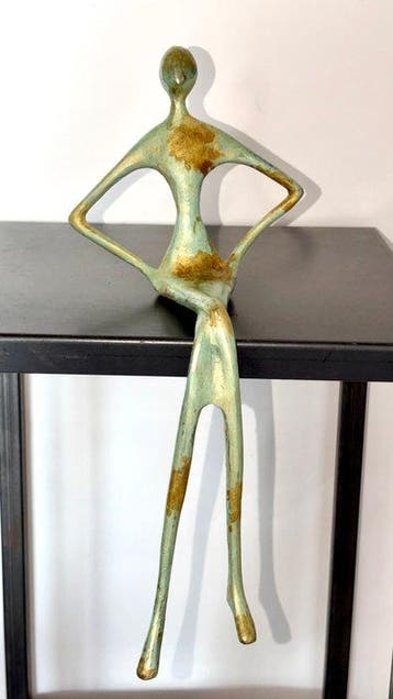 Abdoulaye Derme - Sculpture, Silhouette silencieuse - 36 cm