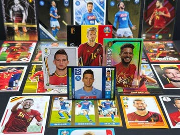Panini - Dries Mertens - 24x Stickers & Cards - Napoli /