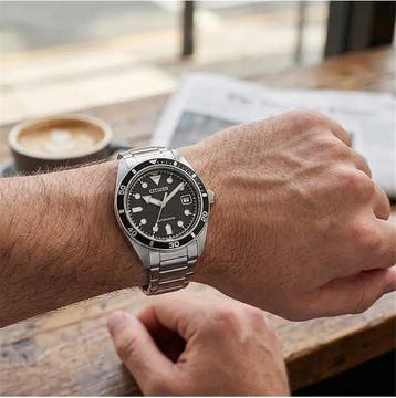 Citizen - Citizen Meccanico Sub 100 Black Dial - Sans prix, Nieuw