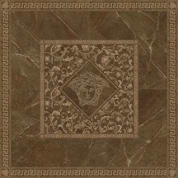 VERSACE Rosone Pulpis Marrone Decortegel 156x156 -, Ophalen of Verzenden, Nieuw