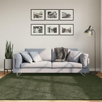 vidaXL Vloerkleed HUARTE laagpolig zacht wasbaar 200x200 cm, Verzenden, Nieuw