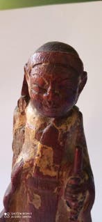 Monaco pèlerin - Bois - Myanmar - XIXe siècle, Antiek en Kunst