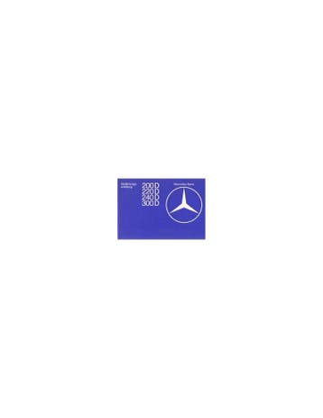 1977 MERCEDES BENZ E KLASSE DIESEL NSTRUCTIEBOEKJE DUITS, Ophalen of Verzenden