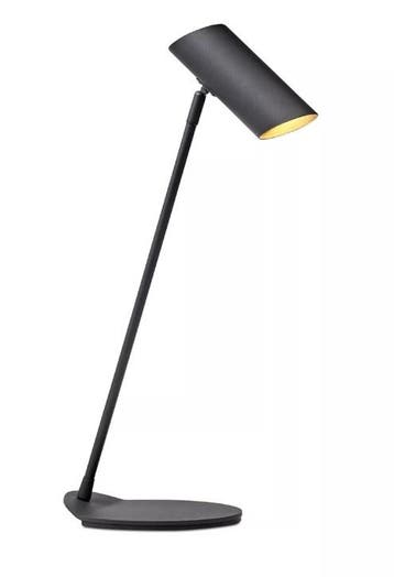 Lucide HESTER - Bureaulamp - 1xGU10 - Antraciet -, Maison & Meubles, Lampes | Lampes de table, Verzenden