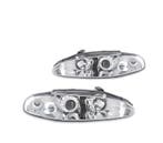 Phares Pour Mitsubishi Eclipse 97-99 AngelS Eyes Fond Chrom, Verzenden