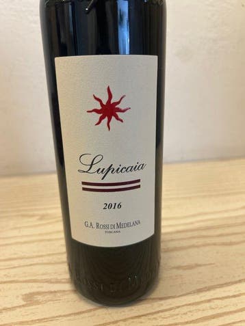 2016 G.A. Rossi di Medelana, Lupicaia - Toscane IGT - 1, Nieuw
